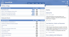 Desktop Screenshot of linuxos.sk